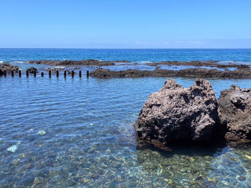 Piscinas naturales de Alcalá en Tenerife