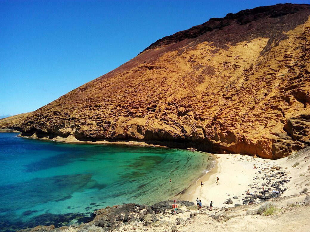 montaña amarilla la graciosa