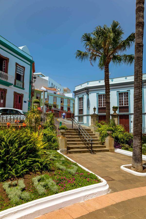 Plaza de San Andres y Sauces en La Palma