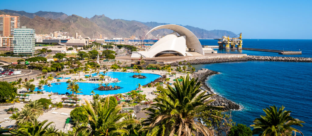 santa cruz de tenerife vista del auditorio