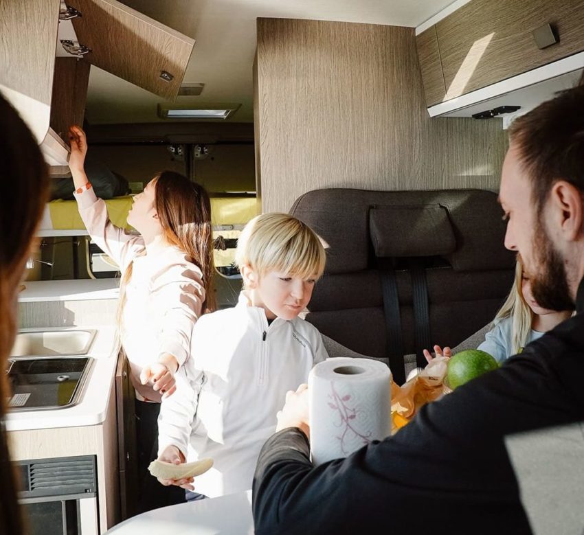 viajar en autocaravana con niños