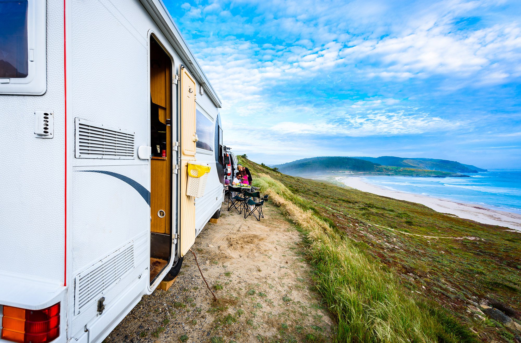 autocaravana viajando con niños