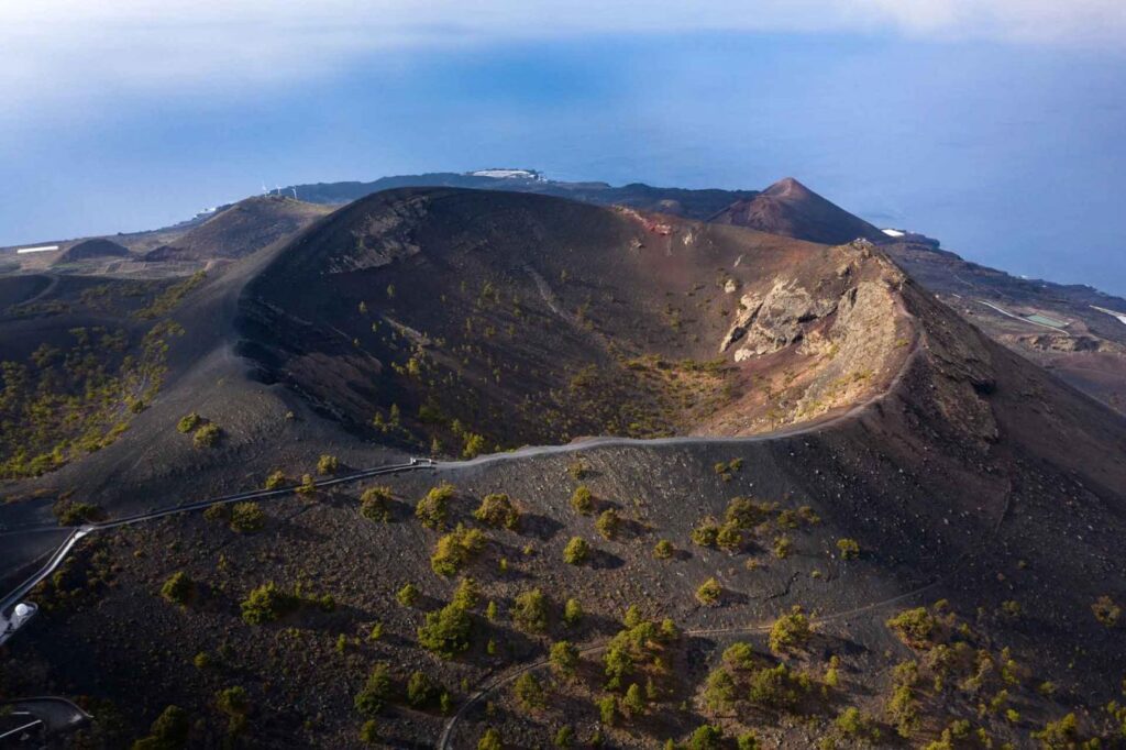 Volcán de San Antonio 1677 en La Palma